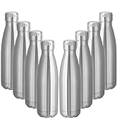 VEGOND 17oz Stainless Steel Water Bottles Bulk, Reusable Metal Sports Water Bottle Keeps Drink Ho...