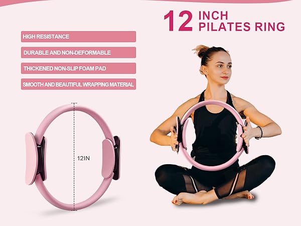 KANGFITER Pilates Ring Set