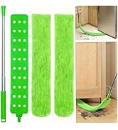 Retractable Gap Dust Cleaner with 30-100 Feet Extendable Long Handle and 2 Microfiber Dusting Clo...