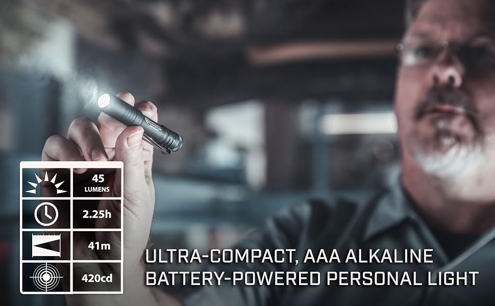 Streamlight 66318 MicroStream "AAA" Battery Powered LED Flashlight, Black