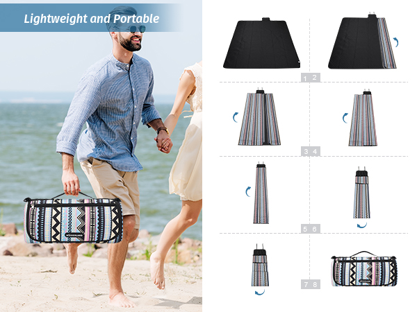 beach picnic blanket