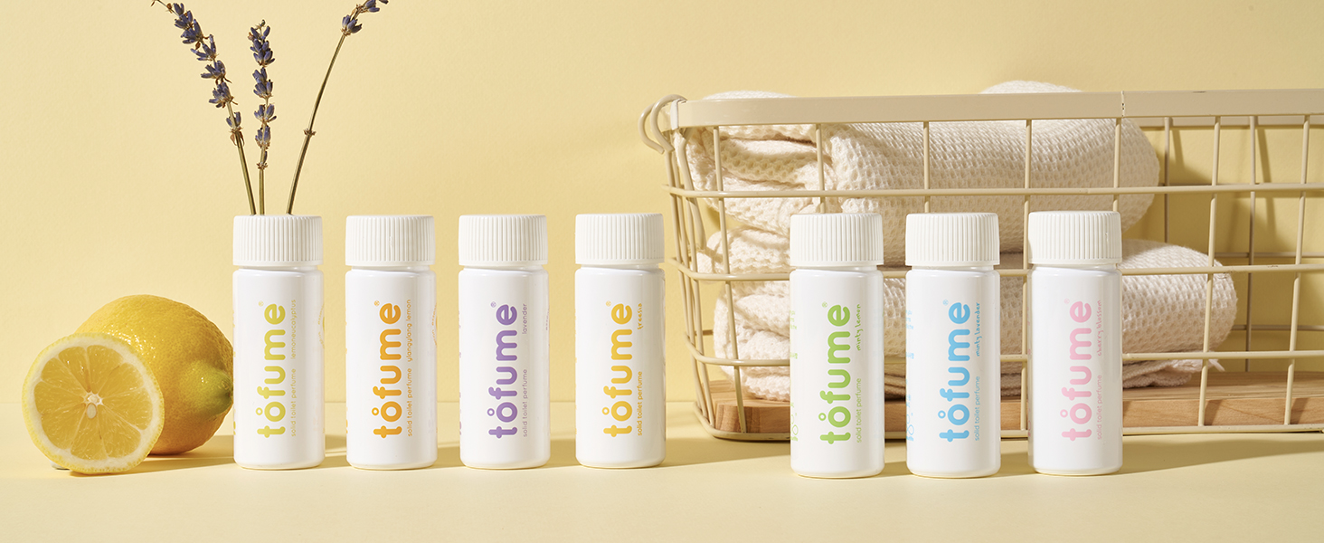 7types of tofume® scent in a row