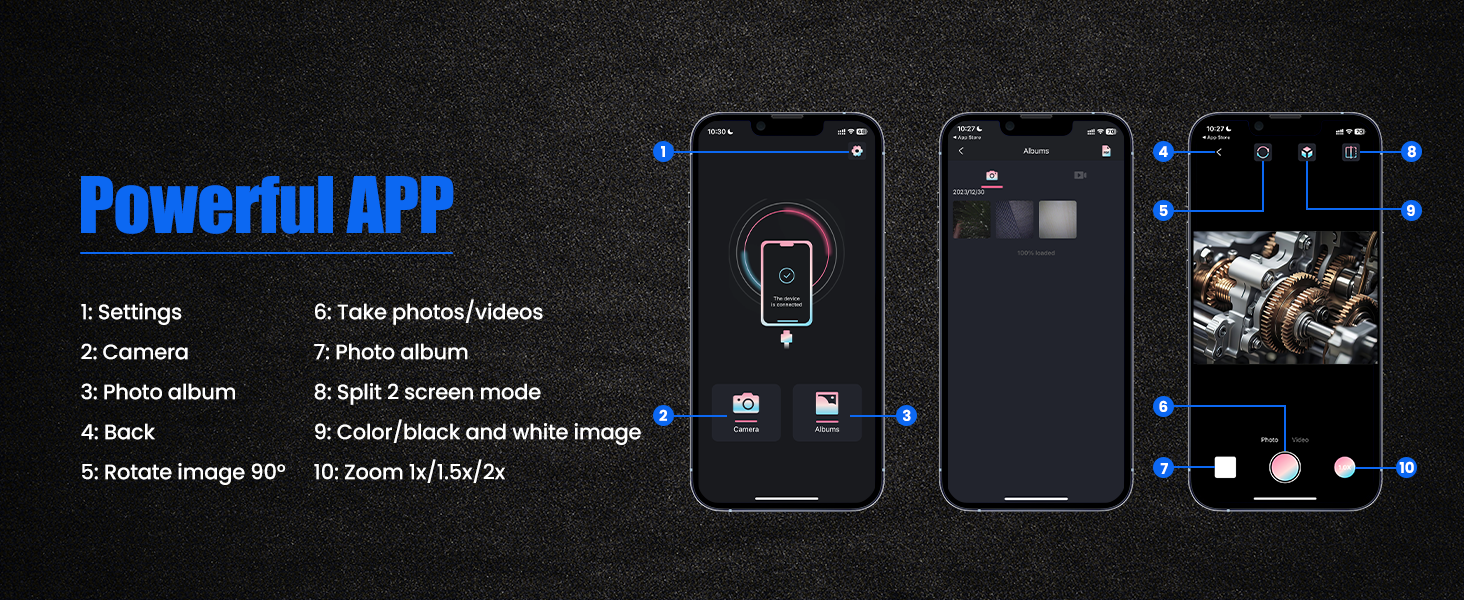 borescope with light