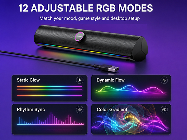 Computer Speakers for Desktop PC