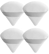 Powder Puff, WSYUB 4pcs Blender Puff Pure Cotton Face Soft Triangle Wedge Makeup Pad for Undereye...