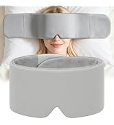 Weighted Eye Mask,Weighted Sleep Mask,100% Light-Blocking Design(Gray) | sleep mask weighted eye ...