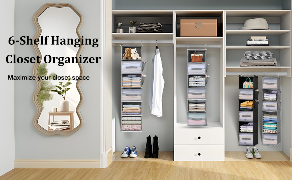 canvas closet organizer hanging,closet hanging organizer,