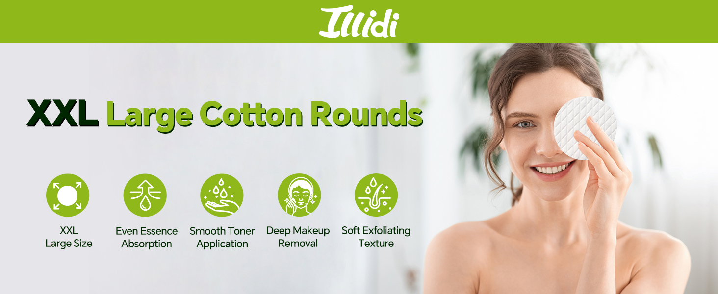 Large cotton rounds