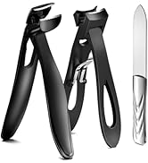BEZOX Toe Nail Clipper for Thick Nails for Seniors, Nails Clipper Set for Comfort Nail Trimming, ...