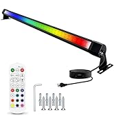 RGB Wall Washer Light Bar, 72W RGB Color Changing Landscape Wall Wash Lights, 47.2 Inch 120V Dimm...