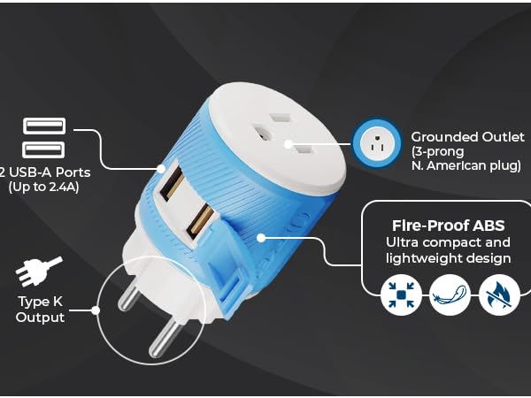 usa to denmark adapter