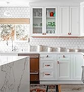 TamBee Cabinet Door Hinges Easy Installation 90 Degree Kitchen Concealed Cupboard Door Spring Buf...