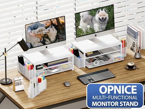 monitor stand for desk organizers and accessories computer stand riser office organization desktop