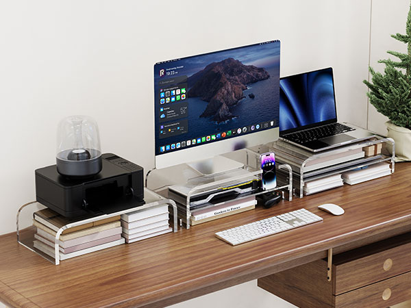 Acrylic Monitor Stand Riser