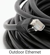 Ultra Spec Cables 100ft Cat6 Outdoor Waterproof Ethernet Cable Direct Burial (600MHz)
