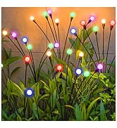 TONULAX Solar Garden Lights, 4 Pack Starburst Swaying Light - Swaying When Wind Blows, Solar Ligh...