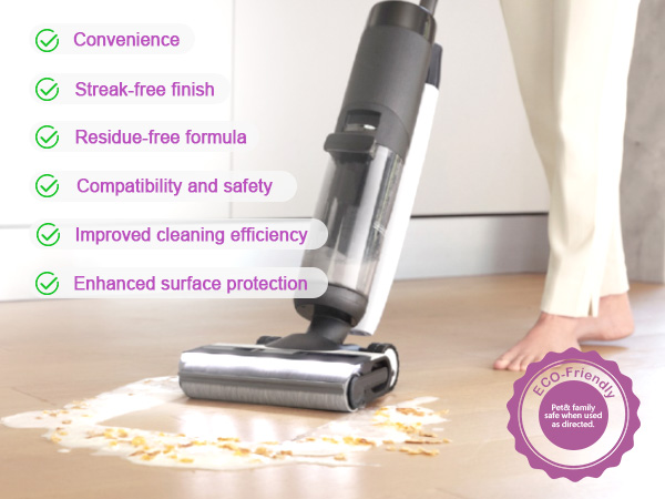 Aoapong ECOVACS TINECO Floor Cleaning Solution for Robot Vacuums with Mopping and Vacuums