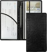 Yarnic Car Registration and Insurance Holder, Car Document Holder with Magnetic Closure, Car Orga...
