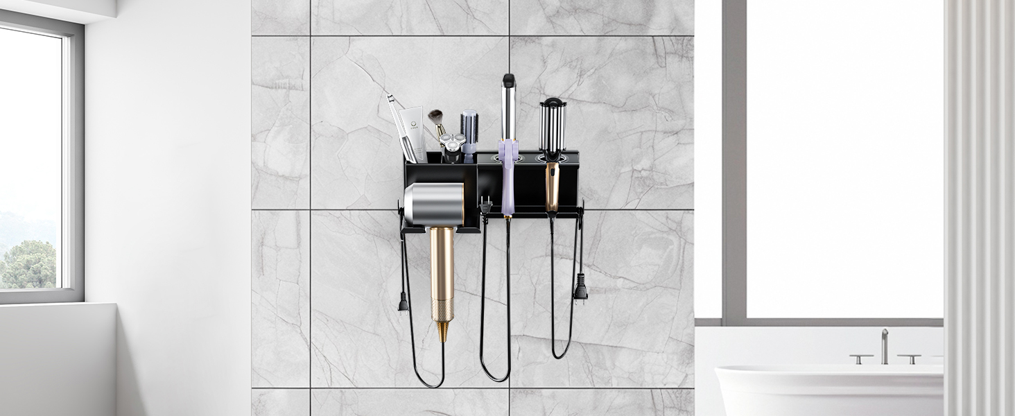 curling iron holder