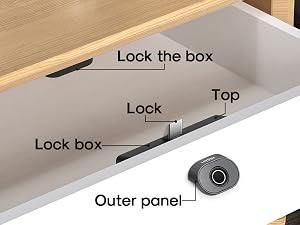 Bluetooth Fingerprint Cabinet Lock