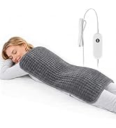 Heating Pad for Back Pain Relief, XXX Electric Heating Pad 33"×17" for Menstrual Cramps, Full Bod...
