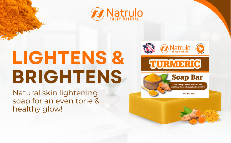 turmeric soap bar hyperpigmentation face body wash cleanser brightening dark spot treatment acne