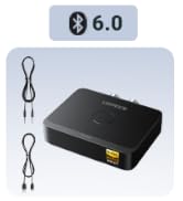 UGREEN Bluetooth 6.0 Receiver with LDAC, Hi-Res Wireless Audio Adapter with Low Latency, for Old ...