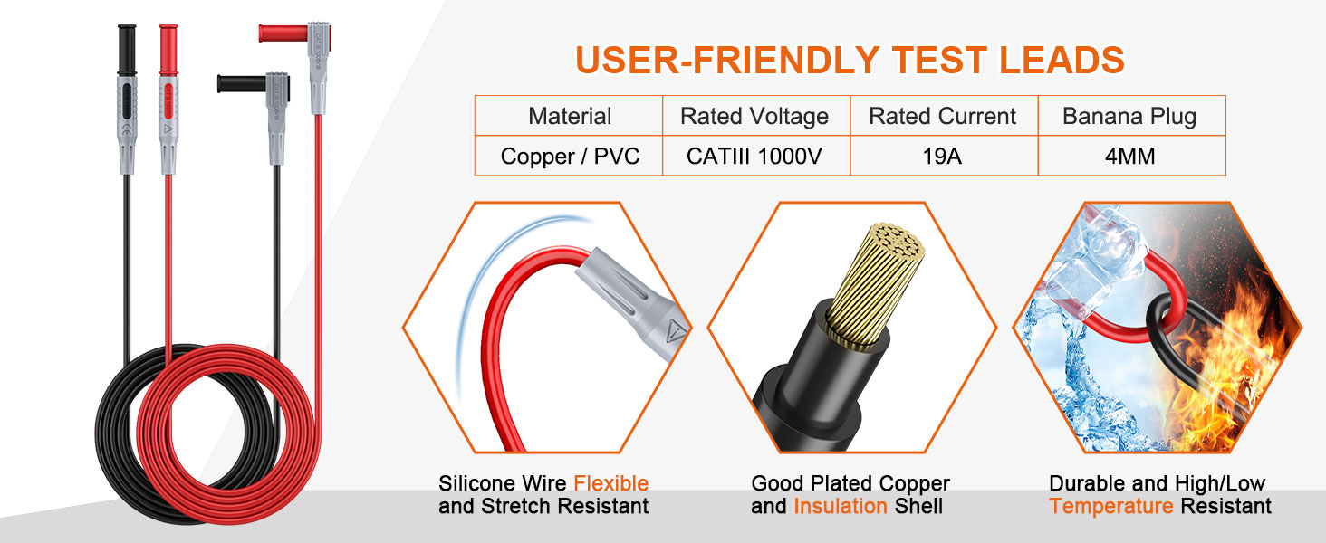 Multimeter Test Leads