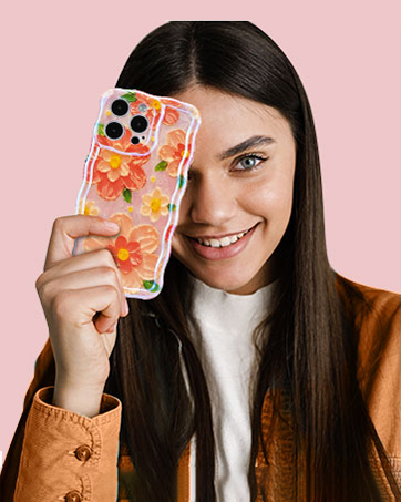1-brand story-Colorful Retro Oil Painting Flower Laser Phone Case