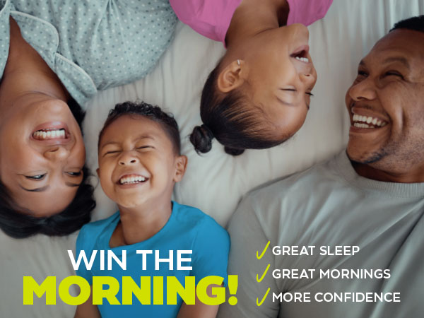 Win the morning! Great sleep, great mornings, more confidence