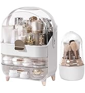 Makeup Organizer Countertop, Skincare Bathroom Counter Organizer, Storage Box Cosmetic Display Ca...