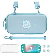 JINGDU Carrying Case for Nintendo Switch Lite, Cute Accessories Kit Compatible with Switch Lite f...