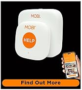 MOBI Emergency Alert Button, Smart Wireless Caregiver Support Monitoring System
