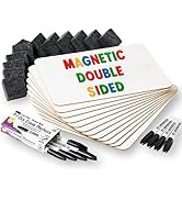 Charles Leonard Magnetic Lapboard Class Combo Pack, Includes 12 Each: 2-Sided Plain/Plain 9 x 12 ...