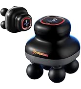 Massage Gun – Electric Body Massager with 4 Heads, Handheld Percussion Muscle Massager, Deep Tiss...