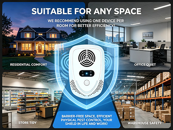2026 Upgraded Ultrasonic Pest Repellent
