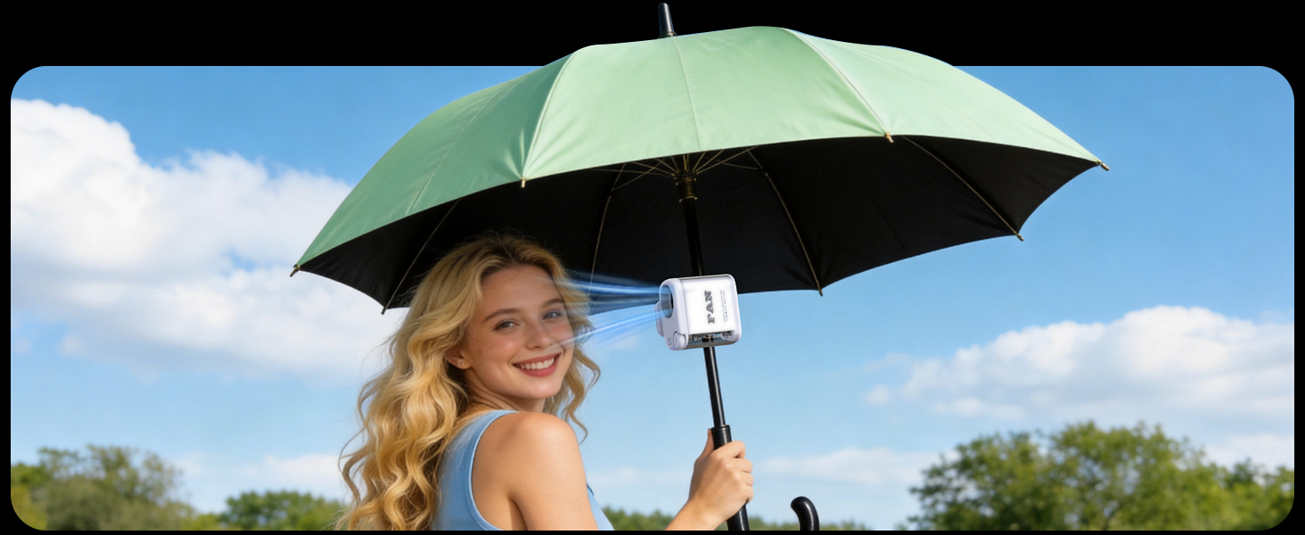 rechargeable belt fan
