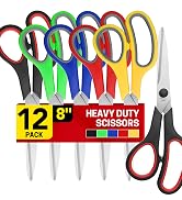 BURVAGY 12-pack Office Scissors