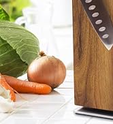 dmore 360° rotatable magnetic knife block