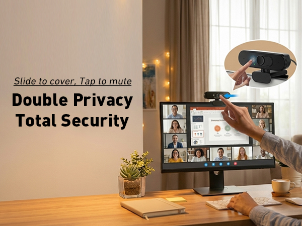Dual privacy webcam