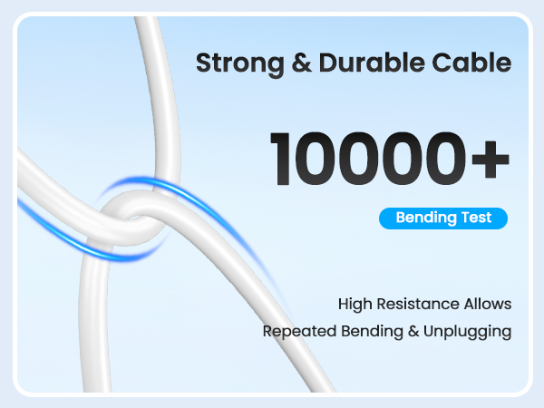 10000+ Bending Test: Strong and Durable Cable