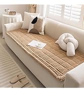 Disayu Fuzzy Pet Couch Cover for Dogs Washable, Non Slip Couch Covers for 3 Cushion Sofa Pet Frie...