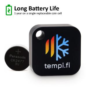 long battery life replaceable coin cell