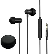 Joymiso Wired Small Earbuds for Kids Women Small Ears with Case & 6 Sizes Covers, Comfortable Lig...