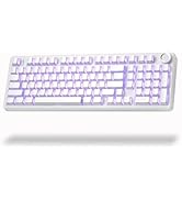 Aula F99 Pro Wireless Silent Mechanical Keyboard with Knob,Tri-Mode 2.4GHz/BT5.0/USB-C Hot Swappa...