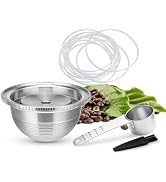 HAILASRE Stainless Steel Reusable Coffee Pods for Nespresso Vertuoline GCA1 and ENV135 Refillable...