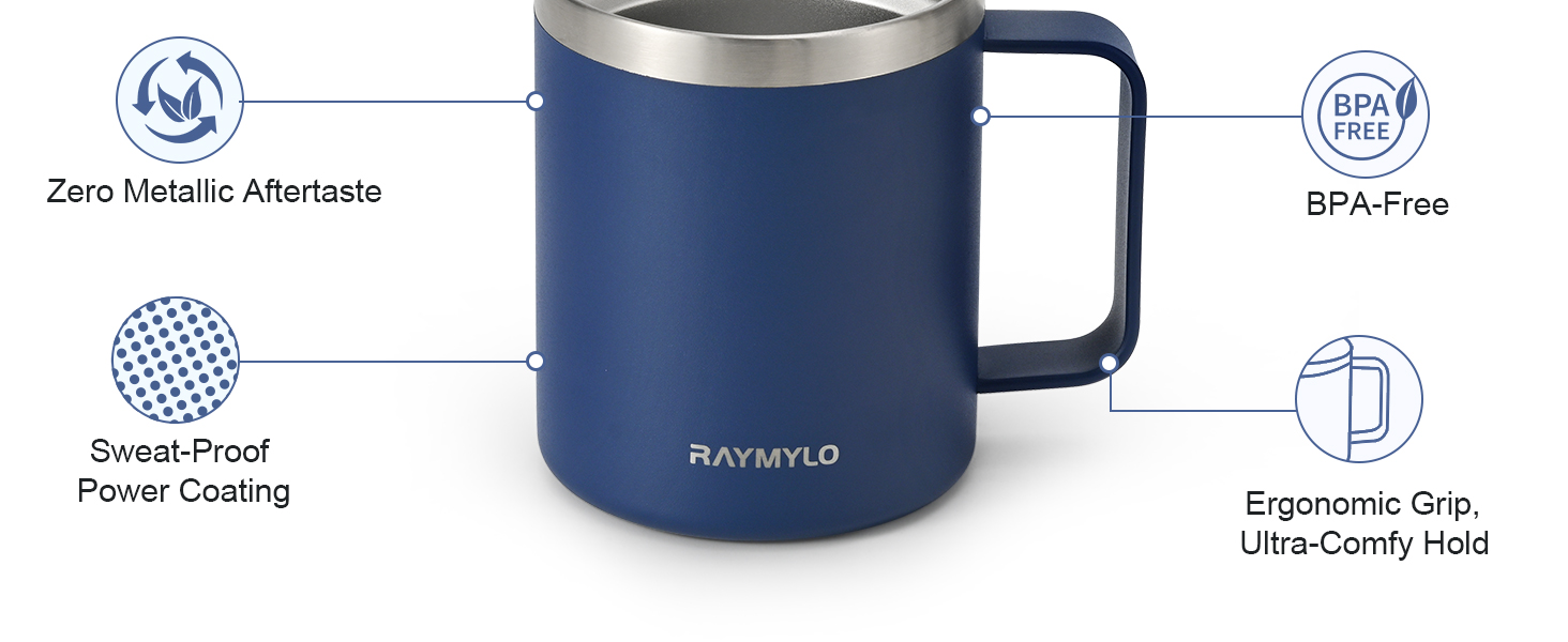 insulated coffee mug with lid