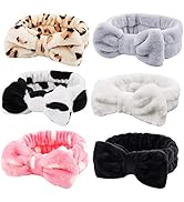 WHAVEL 6 Pack Spa Headband Makeup Headband Face Wash Headbands Make Up Hair Band Skincare Headban...