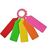 100 Pcs Thick Plastic Plant Tree Tags Markers Nursery Garden Labels Colored