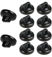 CANAANIN Magnetic Cable Zip Tie Mounts Clips 10 Piece Multipurpose Zip Ties Mount Base Holder Bla...